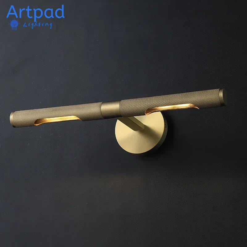 Copper Mirror Front Light – Nordic Bathroom Wall Lamp