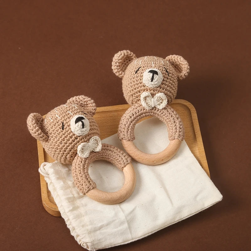 Hochet Ourson au Crochet pour Bébé