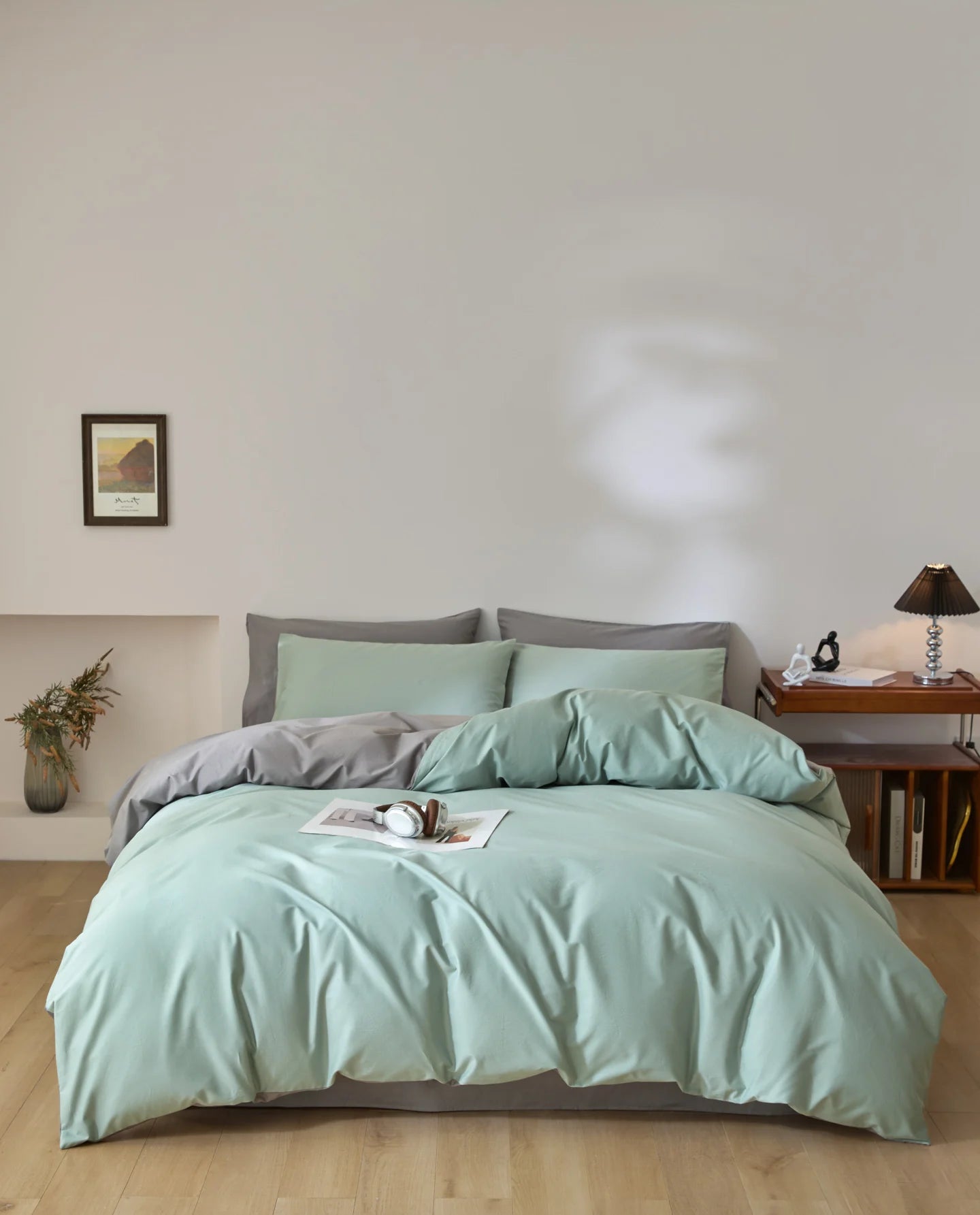 Parure de Lit en Coton Égyptien 3 Pièces