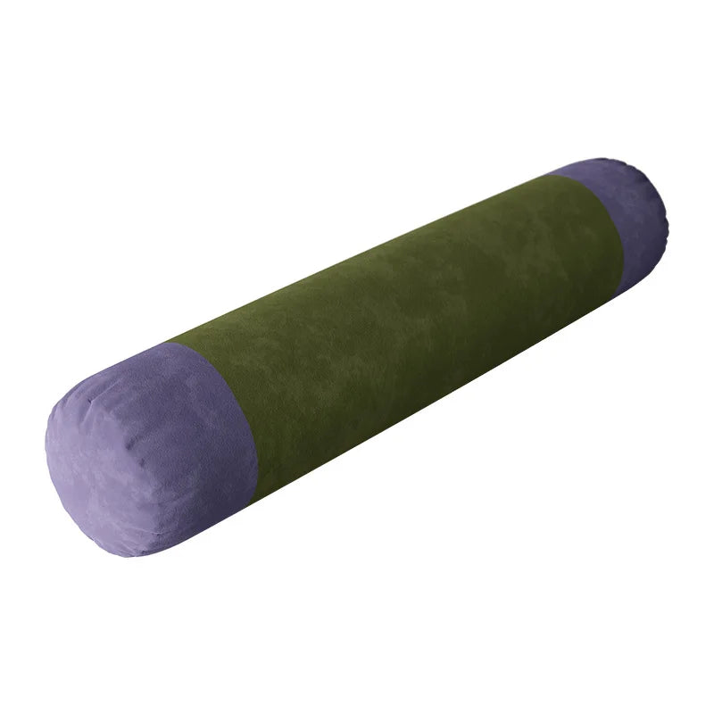 Traversin Cylindrique en Velours - Confort Longue Durée