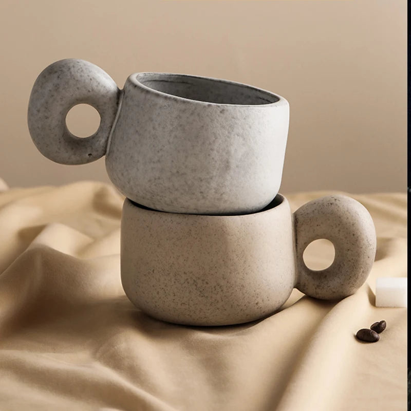 Tasse en Grès Japonais Rétro 300ml et 600ml