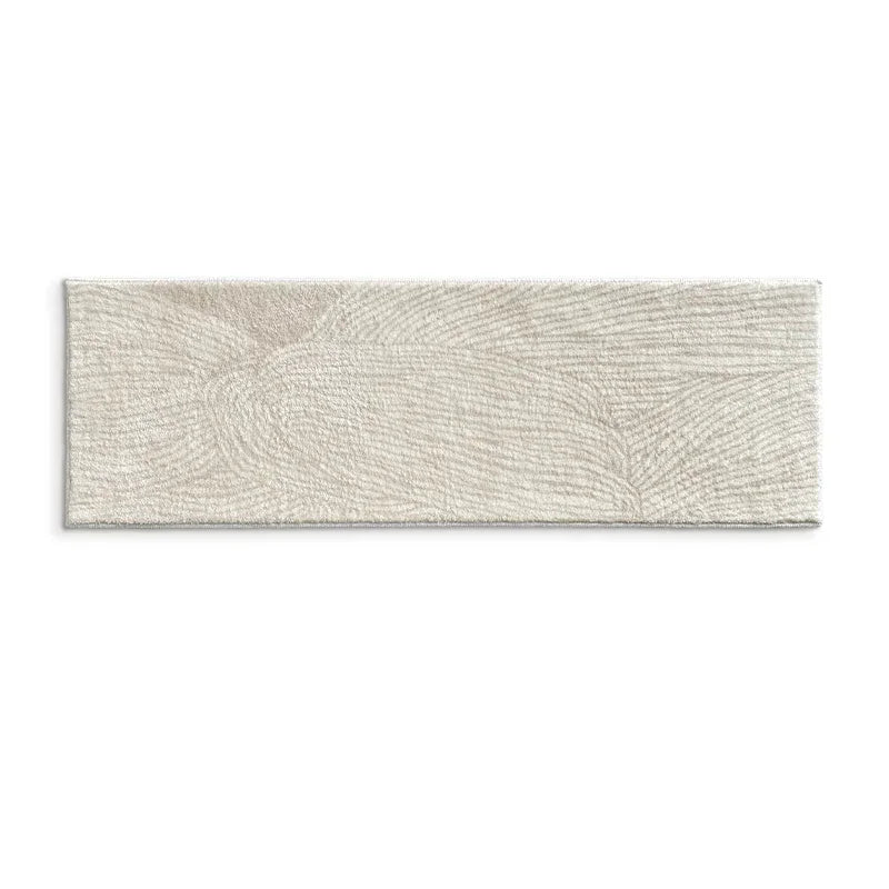 Tapis de Chevet Minimaliste à Rayures - Doux et Antidérapant