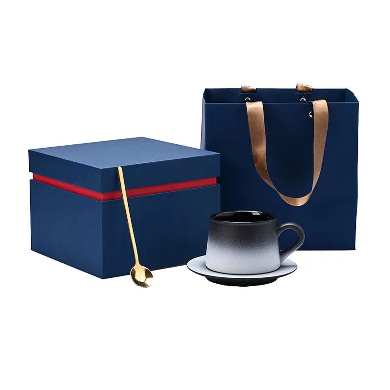 Ensemble Tasse et Assiette Céramique Style Japonais Dégradé 270ml