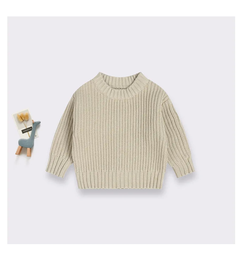 Pull Bébé Tricoté Épais Hiver