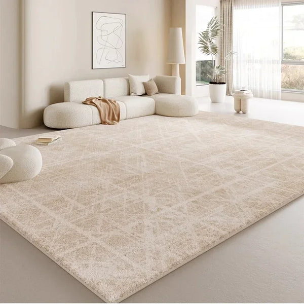 Tapis Léger Luxe Grande Surface Peluche Antidérapant
