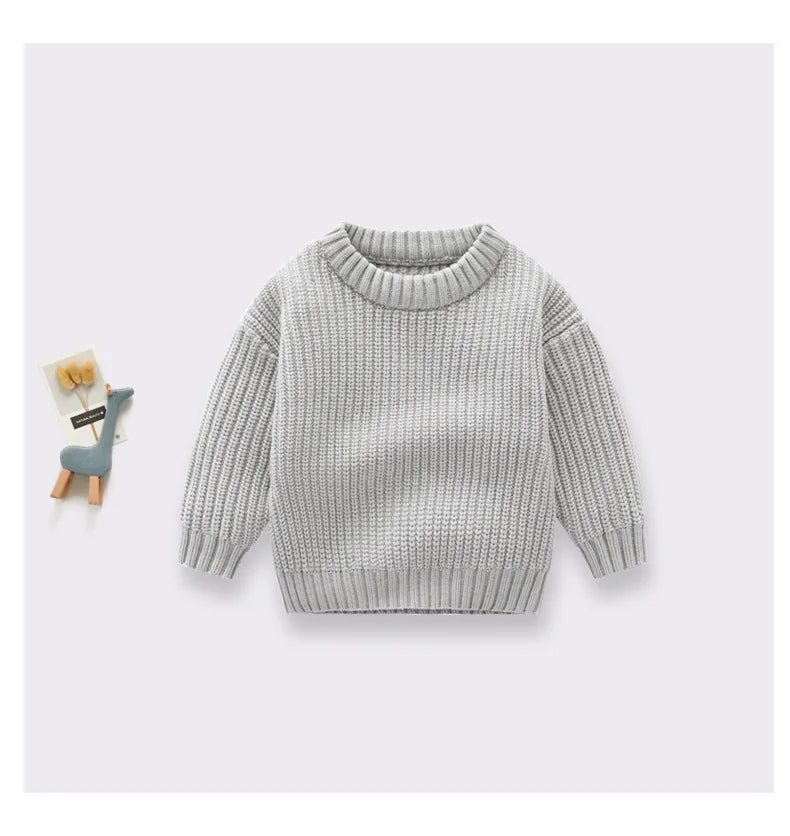 Pull Bébé Tricoté Épais Hiver