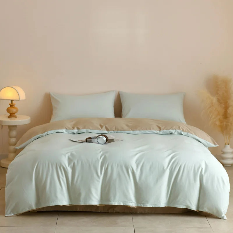 Parure de Lit en Coton Égyptien 3 Pièces