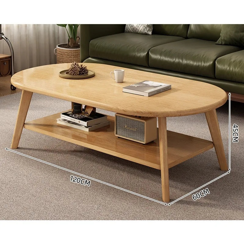 Table Basse Bois Massif - Design Simple et Moderne