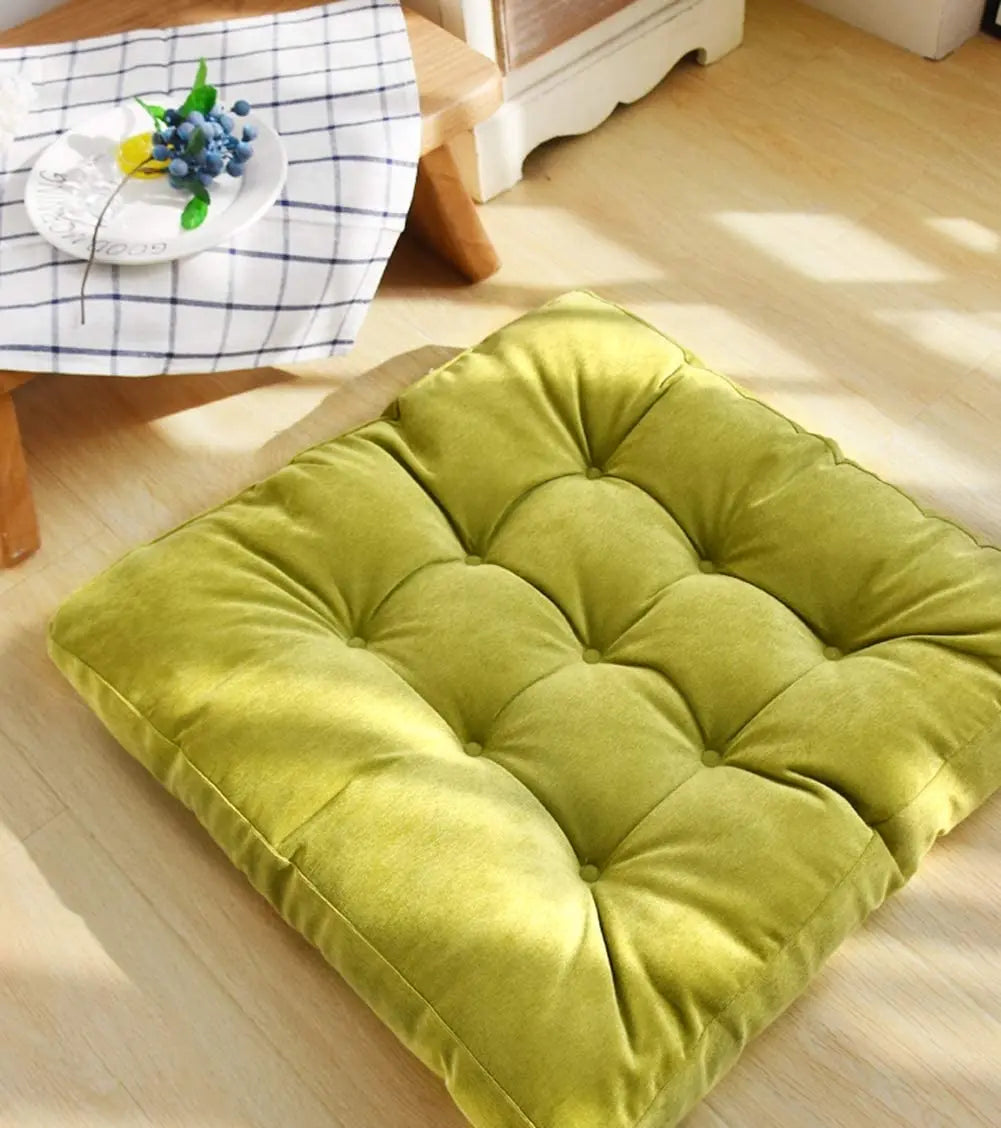 Coussin de Sol Carré Matelassé - Méditation et Détente