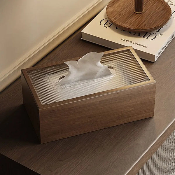Boîte à Mouchoirs en Bois Design Minimaliste