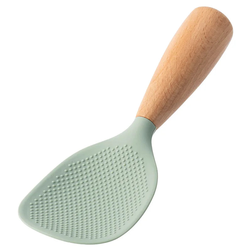 Cuillère de Cuisine en Silicone Antiadhésive Résistante à la Chaleur
