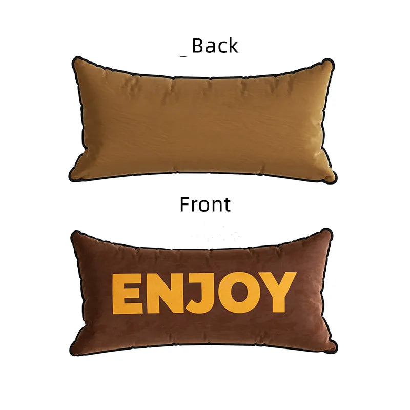 Striped Velvet Cushion Cover – Rectangle Throw Pillowcase, 30x70cm