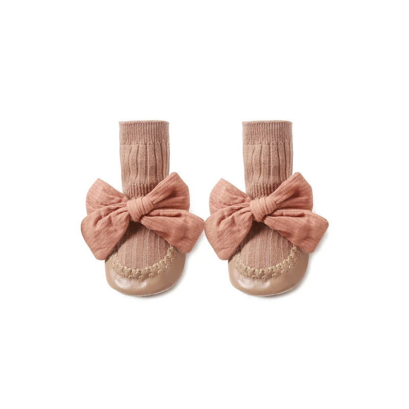 Chaussures Bébé Fille Style Princesse à Nœud