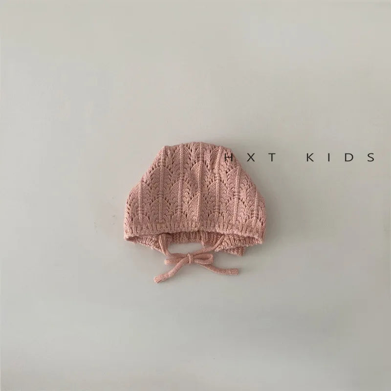 Bonnet Enfant Crocheté Motif Fleur