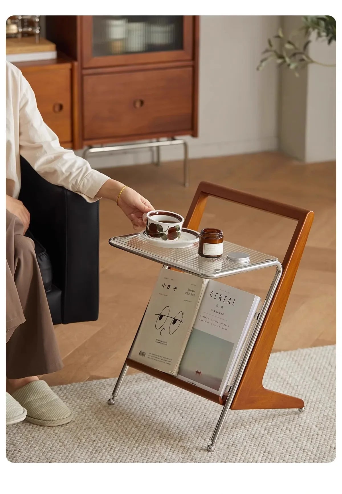Table d'Appoint en Bois Massif Mini Créative