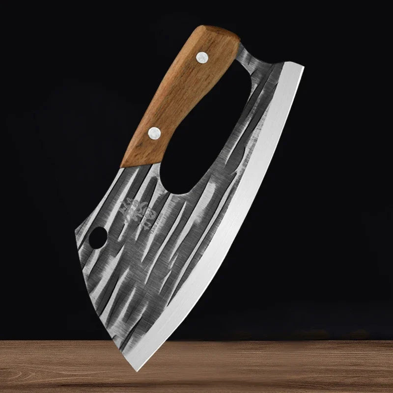 Couteau de Chef Forgé Main Économie d'Effort Inox