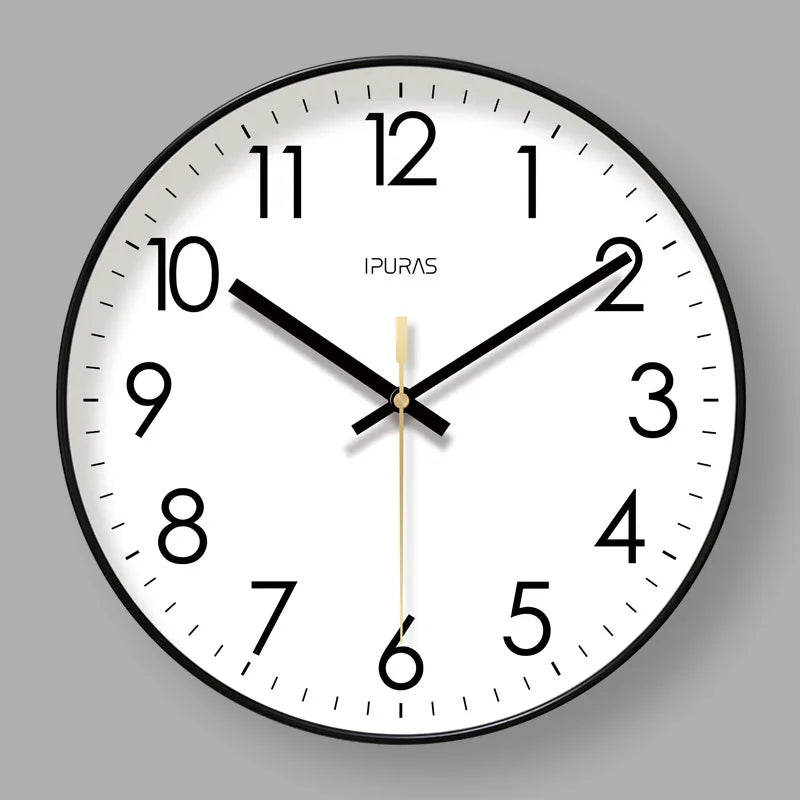 Horloge Murale Nordique Simple Silencieuse Moderne