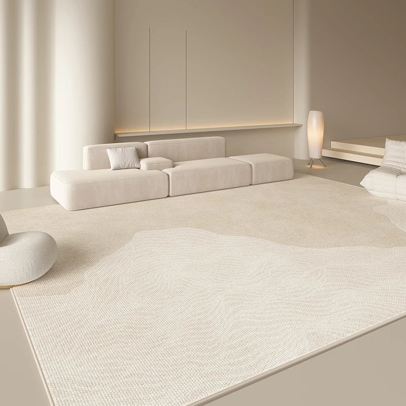 Tapis Style Japonais Minimaliste Peluche Douce Antidérapant