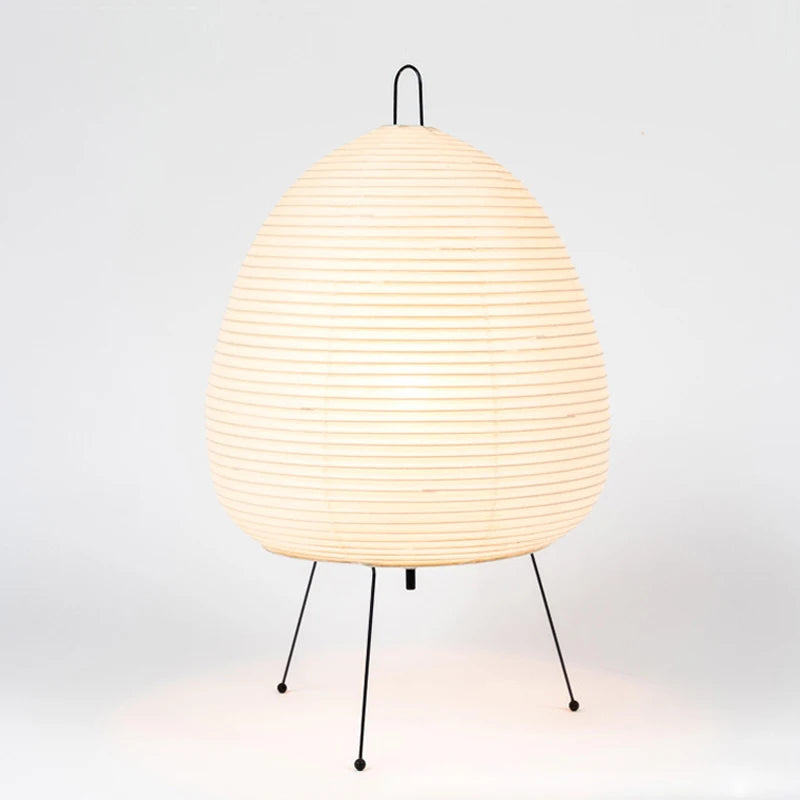 Lampe de Table Papier de Riz Style Japonais Trépied