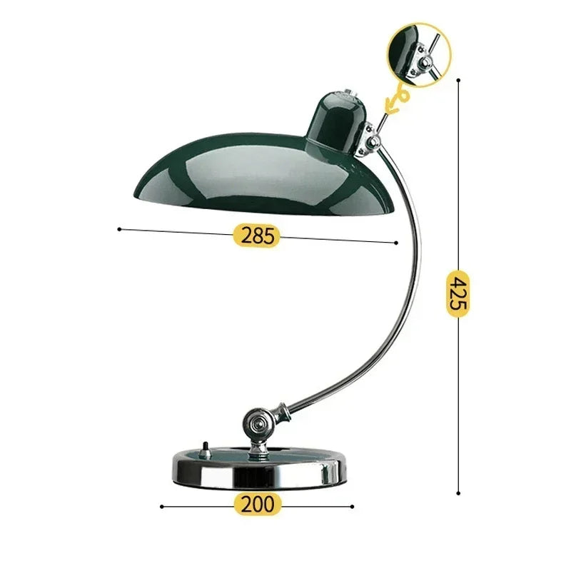Lampe de Table Bauhaus Ajustable - Style Danois Vintage