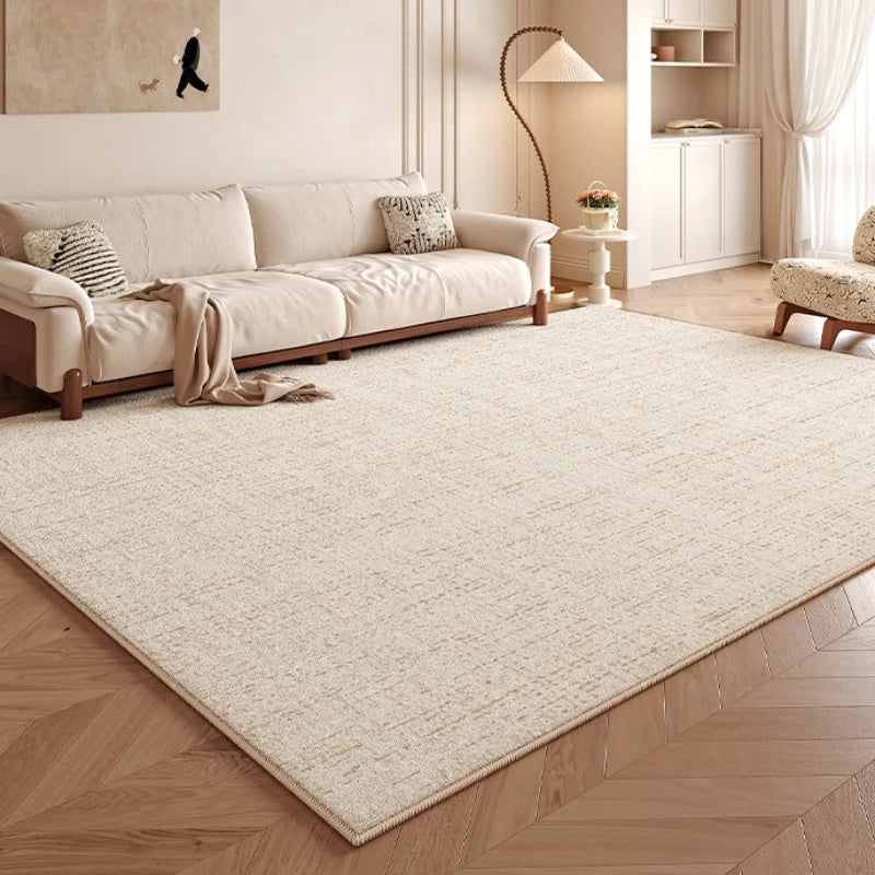 Tapis Moelleux Style Crème pour Chambre