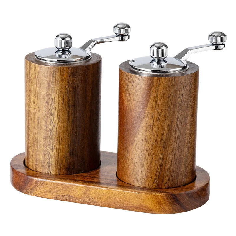 Ensemble Moulins à Poivre et Sel Bois d'Acacia Classique