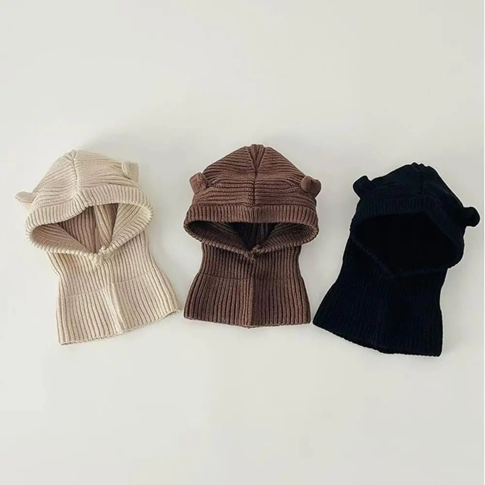 Cagoule Enfant Chaude Cache-Oreilles Hiver