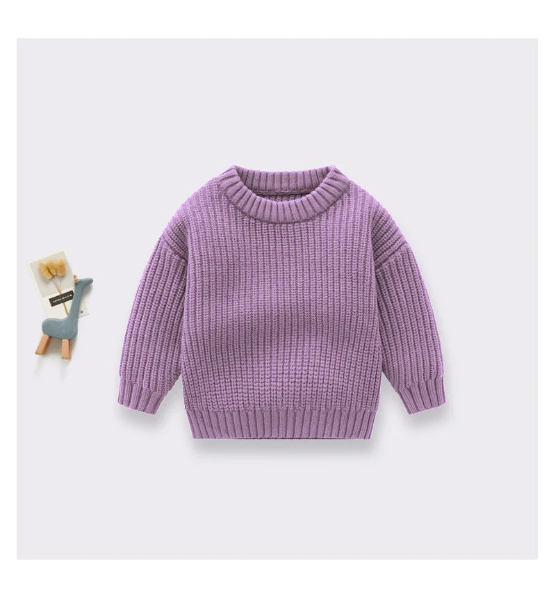 Pull Bébé Tricoté Épais Hiver