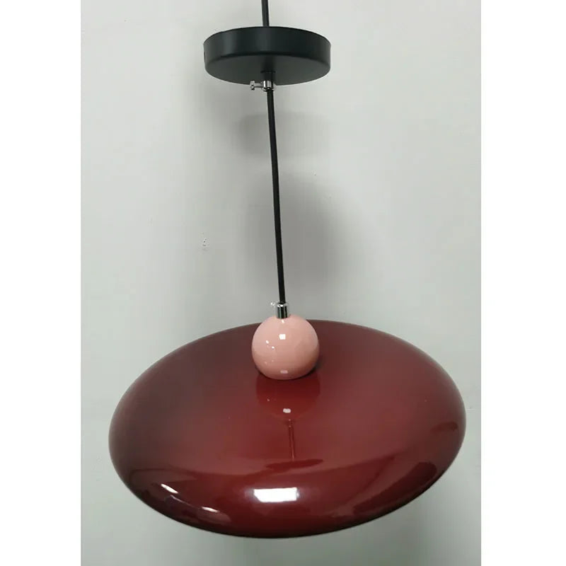Suspension Soucoupe Volante - Style Français Minimaliste Crème