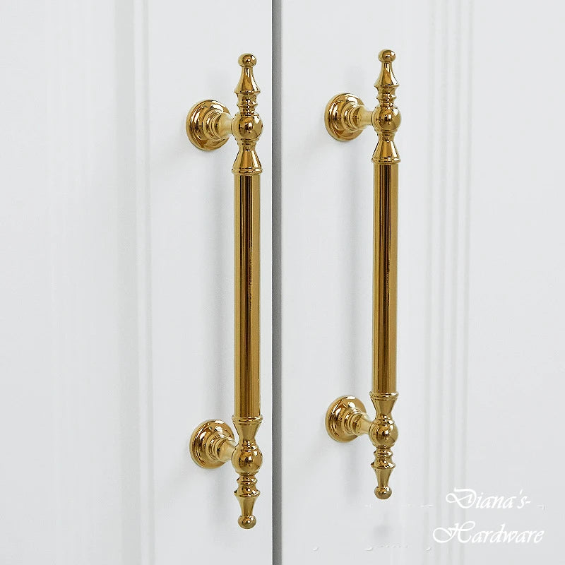 Bright Gold Handle – French Luxe Cabinet Pull