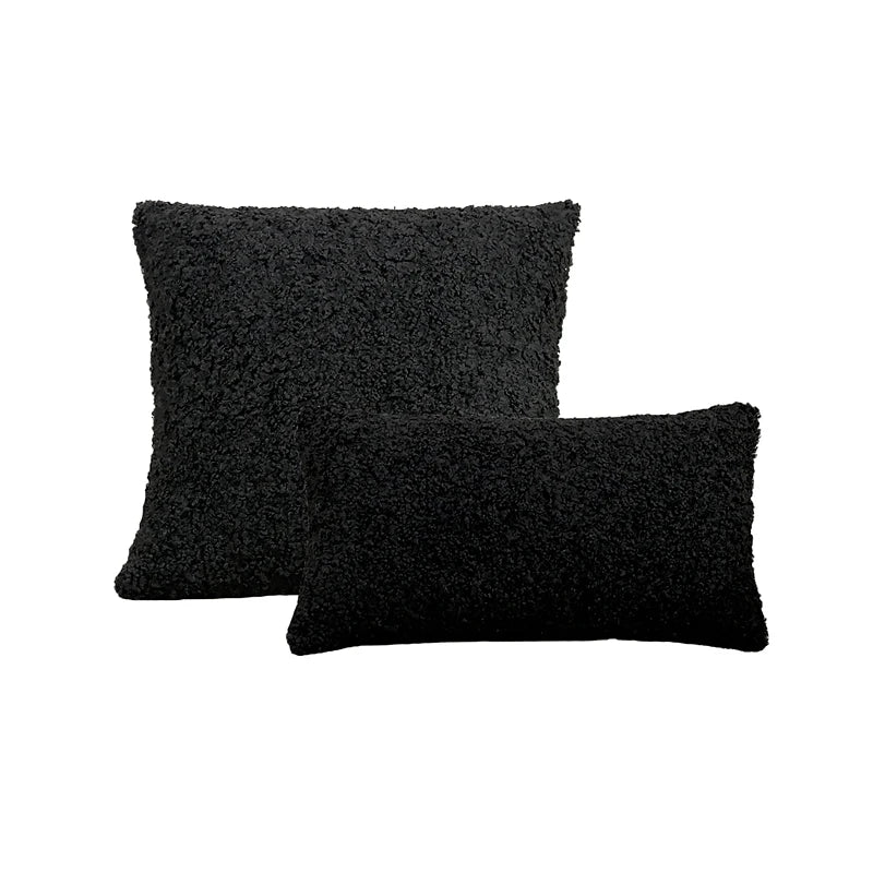 Housse de Coussin Teddy Fourrure - Douceur Peau de Mouton