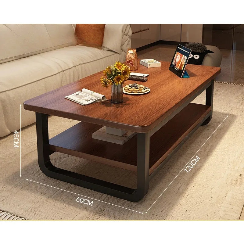 Table Basse Bois Massif - Design Simple et Moderne