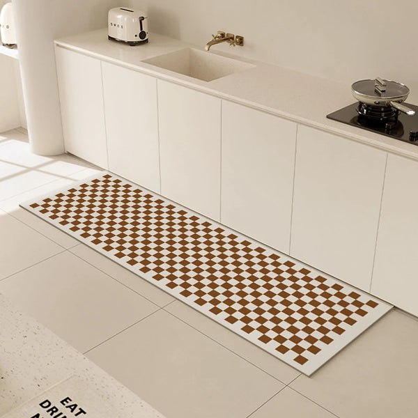 Tapis Absorbant en Diatomite - Style Minimaliste Coréen