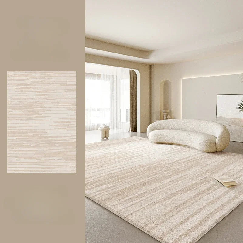 Tapis Léger Luxe Grande Surface Peluche Antidérapant