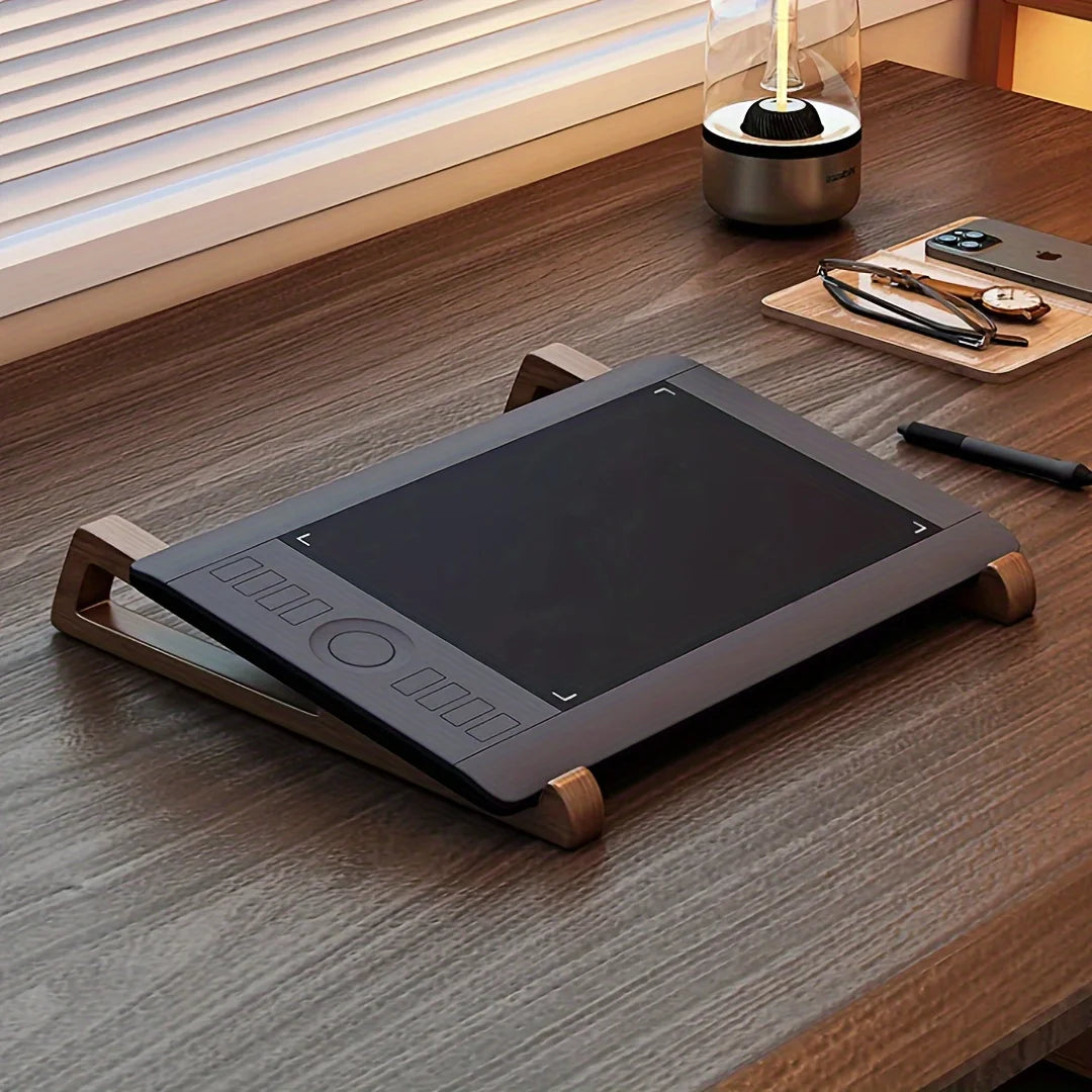 Support Ordinateur Portable Pliable en Bois - Ergonomique