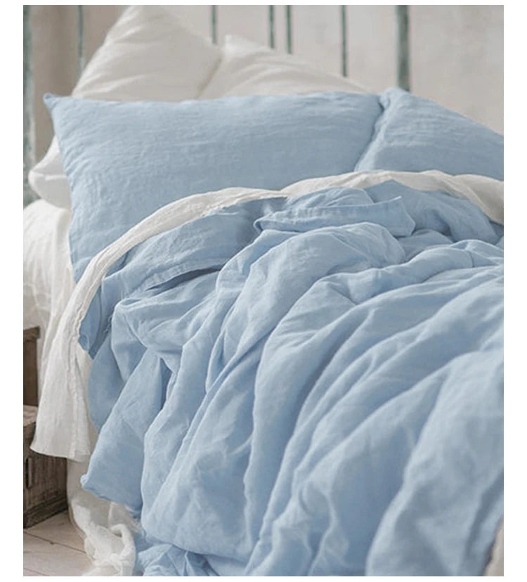 Housse de Coussin en Lin Naturel