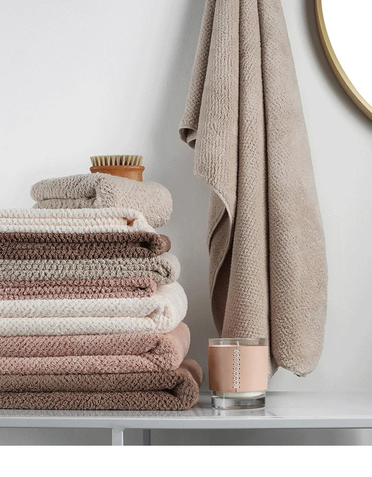 Serviette de Bain Microfibre Épaisse Grand Format 90x170cm