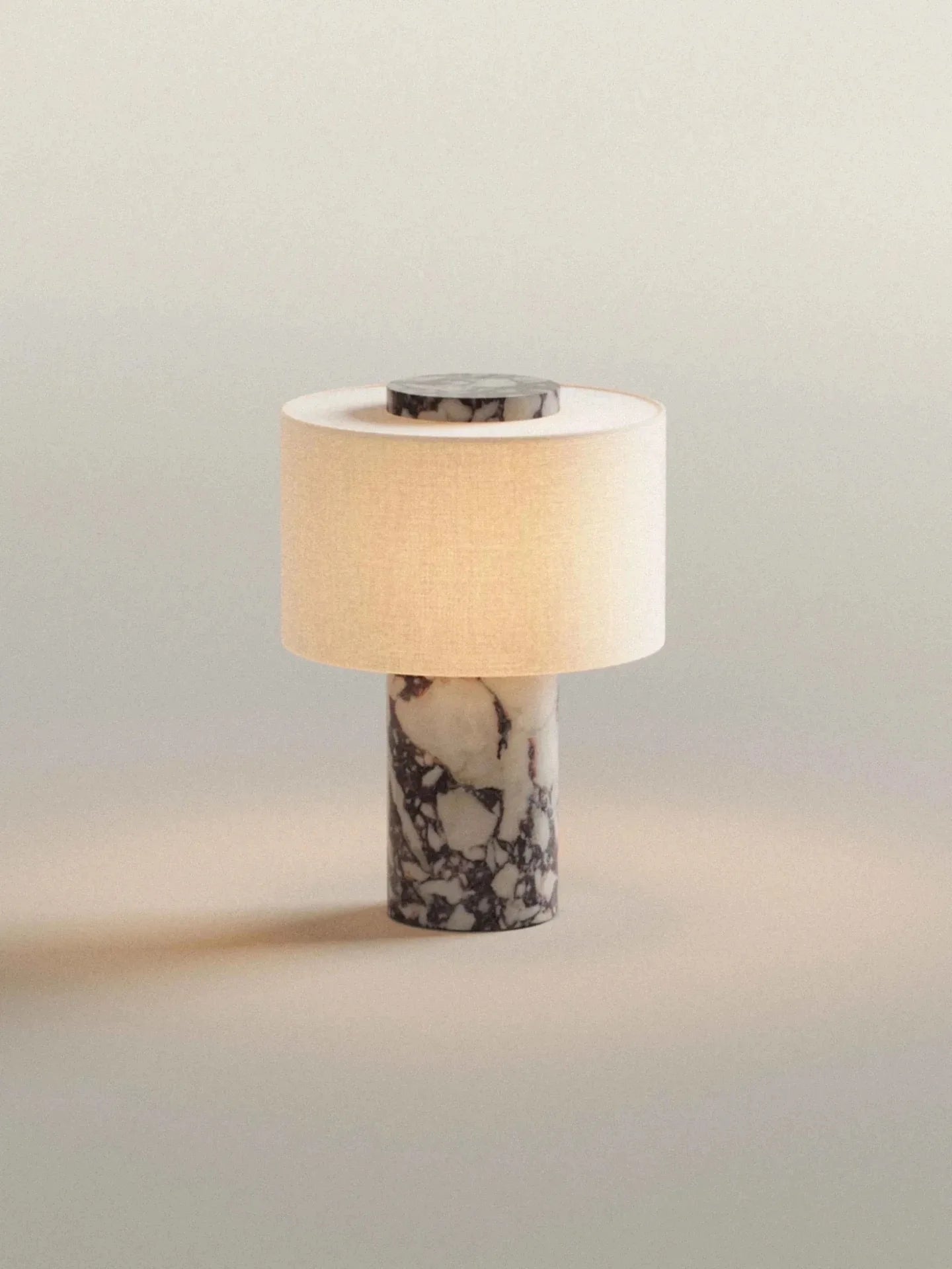 Lampe de Chevet Effet Marbre - Tactile et Rechargeable USB