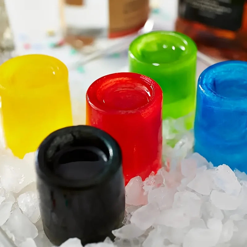 Moule à Glaçons en Silicone Forme Ronde 4 Cavités