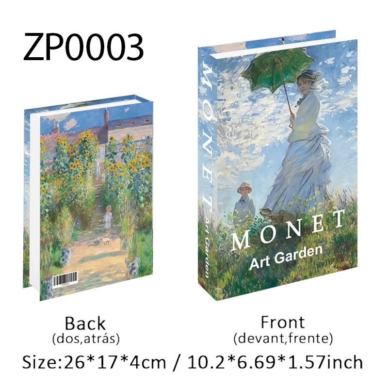 Boîte de Rangement Livre Factice Design Fashion Nordique