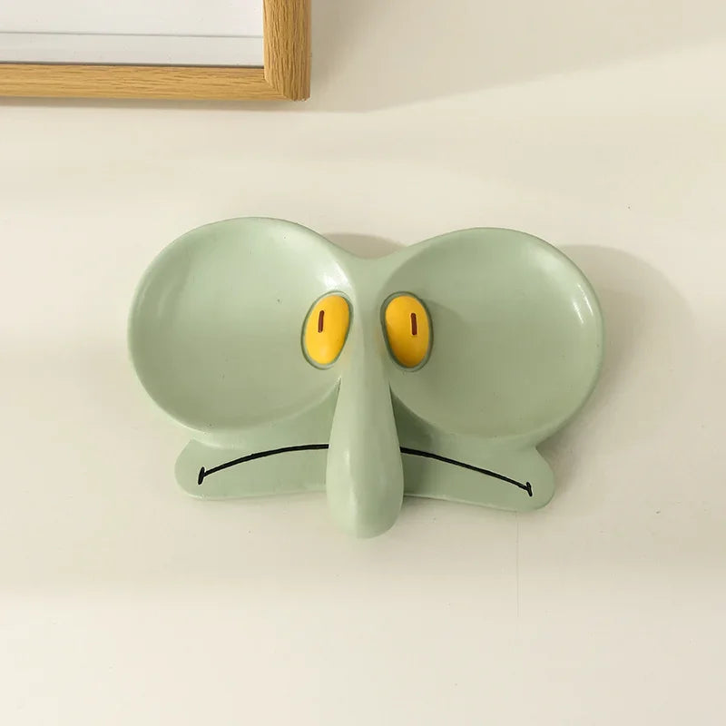 Plateau Décoratif Bureau Motif Poulpe Design Ludique