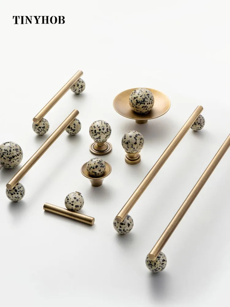 Stone & Bronze Handle – Nordic Art Knob
