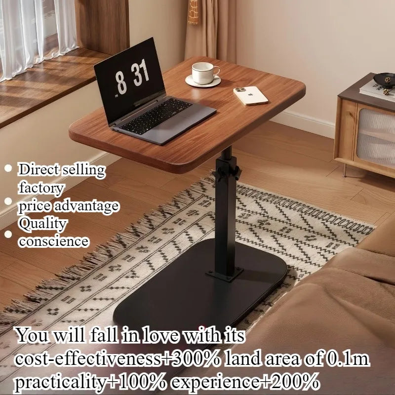 Table d'Appoint Pliante pour Canapé - Métal Rétractable