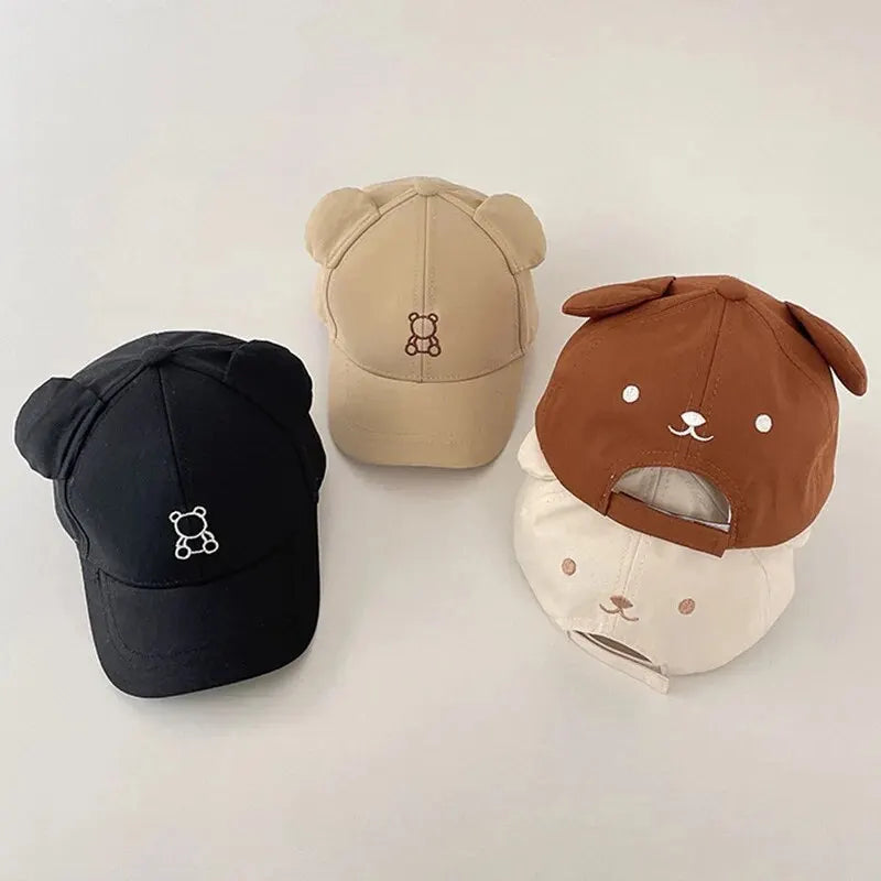 Casquette Bébé Ourson avec Oreilles