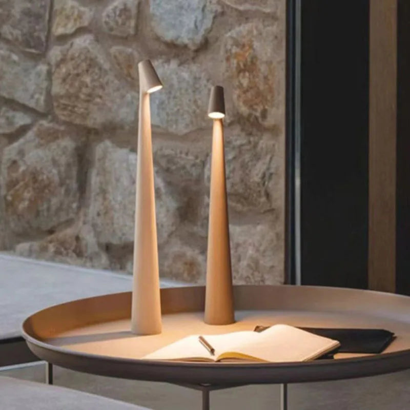 Lampe de Table LED Rechargeable Design Nordique Créatif