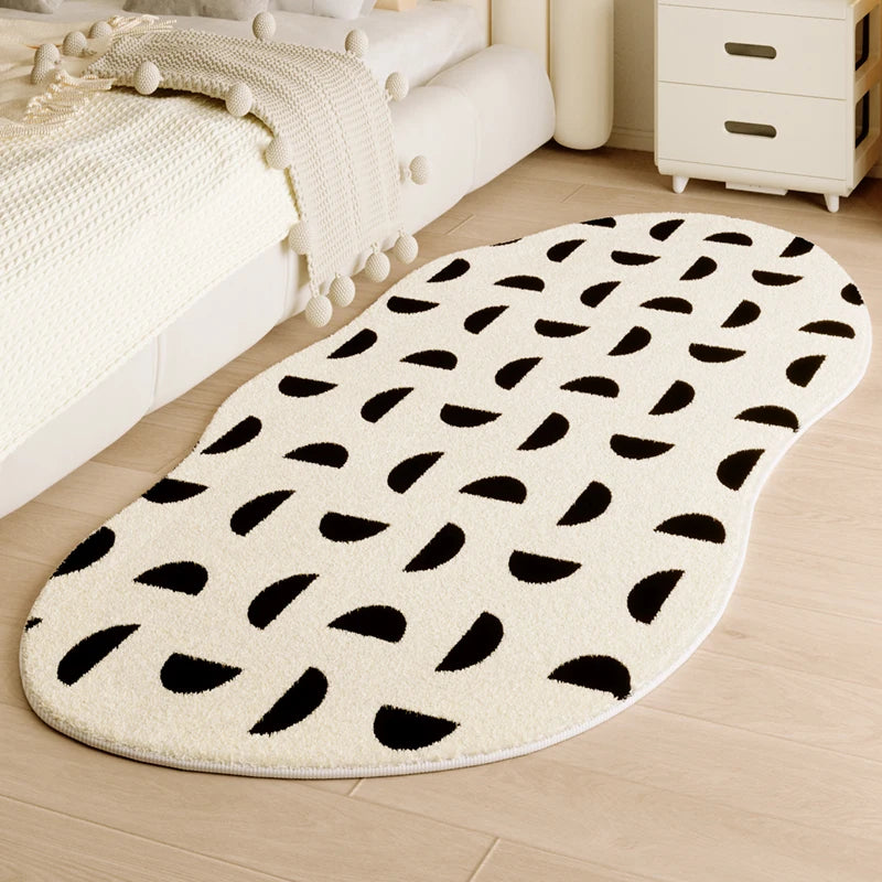 Tapis Moderne Effet Cachemire - Doux et Antidérapant
