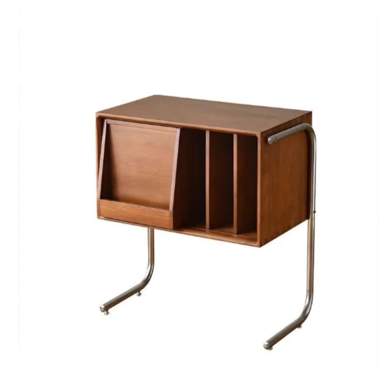 Étagère Scandinave en Bois Massif Multi-Fonction