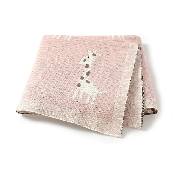 Couverture Bébé Tricotée en Coton Douce