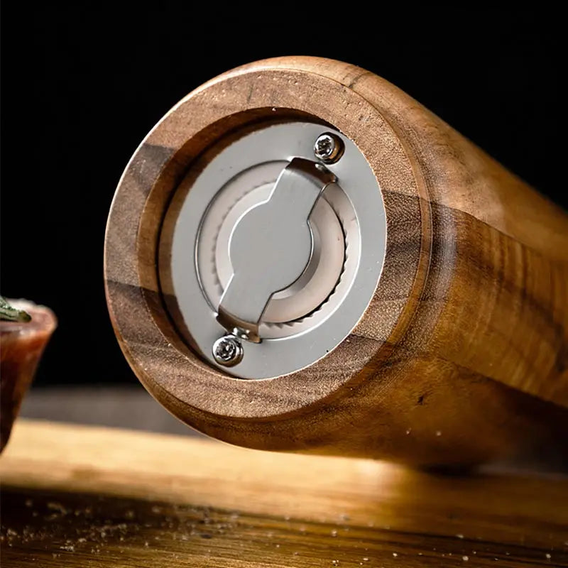 Ensemble Moulins à Poivre et Sel en Bois d'Acacia