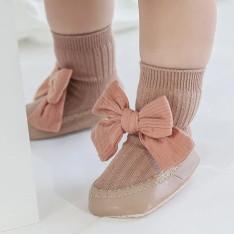 Chaussures Bébé Fille Style Princesse à Nœud